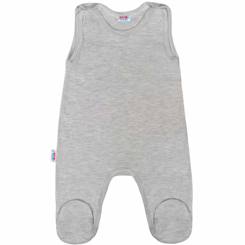 Kojenecké dupačky New Baby Classic II šedé, 50