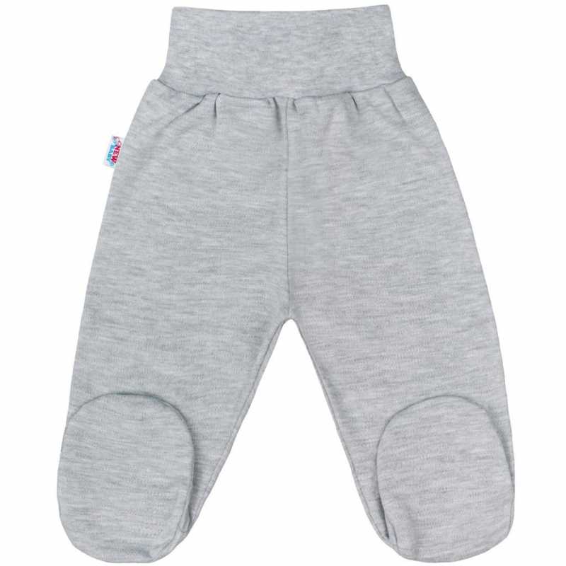 Dojčenské polodupačky New Baby Classic II sivé, 50