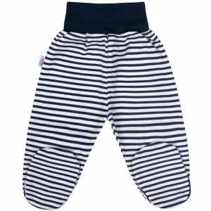 Dojčenské polodupačky New Baby Classic II s modrými pruhmi, 62