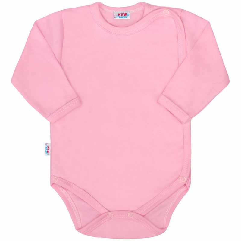 Kojenecké body celorozepínací New Baby Classic II růžové, 50