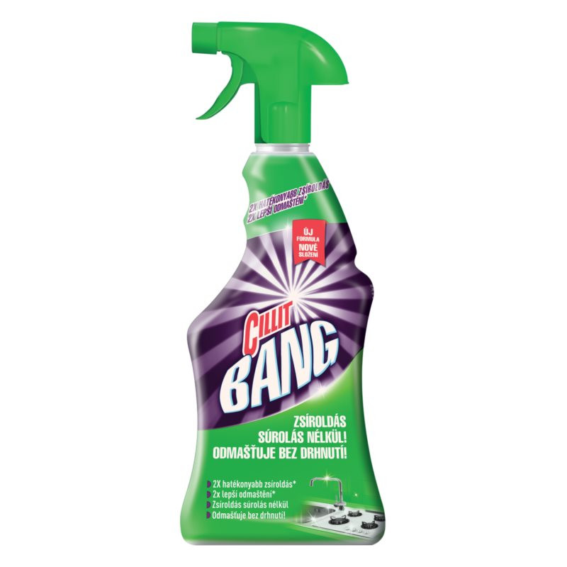 Cillit Bang Power Cleaner proti mastnotě a pro větší lesk 750 ml rozprašovač