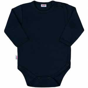 Kojenecké body celorozepínací New Baby Classic II tmavě modré, 68