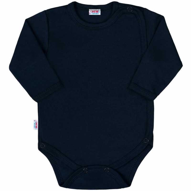 Kojenecké body celorozepínací New Baby Classic II tmavě modré, 74