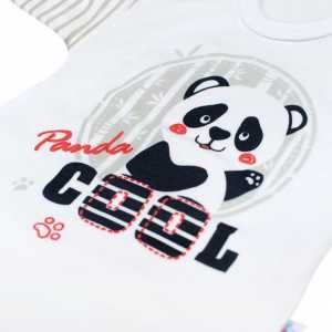 Kojenecké body s dlouhým rukávem New Baby Panda, 62