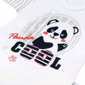 Kojenecké body s dlouhým rukávem New Baby Panda, 74