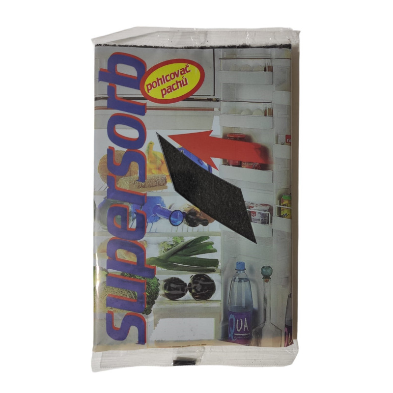 Pohlcovač pachů do chladničky 80 x120 mm, 1 ks, Supersorb