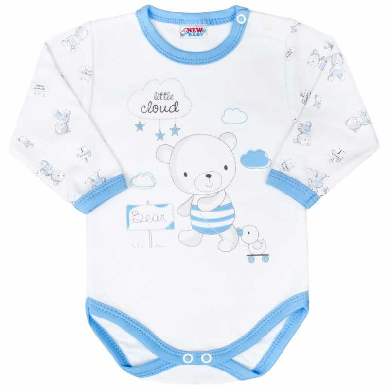Dojčenské body New Baby Bears modré, 50