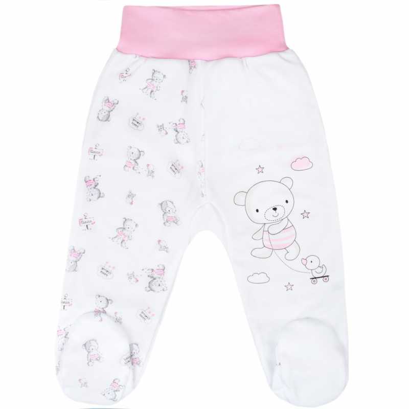 Kojenecké polodupačky New Baby Bears růžové, 50
