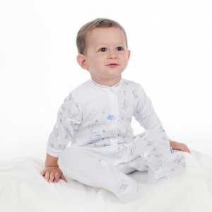 Dojčenské celorozopínacie body New Baby Bears modré, 68