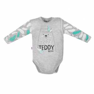 Kojenecké body s bočním zapínáním New Baby Wild Teddy, 50