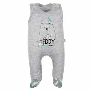 Dojčenské bavlnené dupačky New Baby Wild Teddy, 74