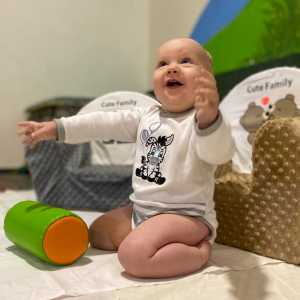 Dojčenské bavlnené body New Baby Zebra exclusive, 74