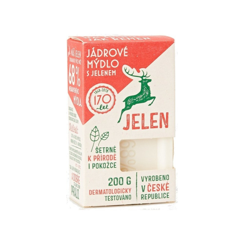 Jeleň Jadrové mydlo na pranie v krabičke 200 g