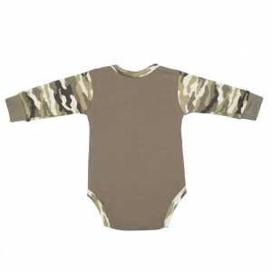Kojenecké body s dlouhým rukávem New Baby Army girl, 86