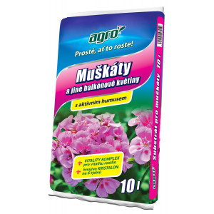 Substrát na muškáty a iné...