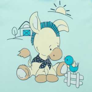Dojčenské dupačky New Baby Donkey tyrkysové, 86