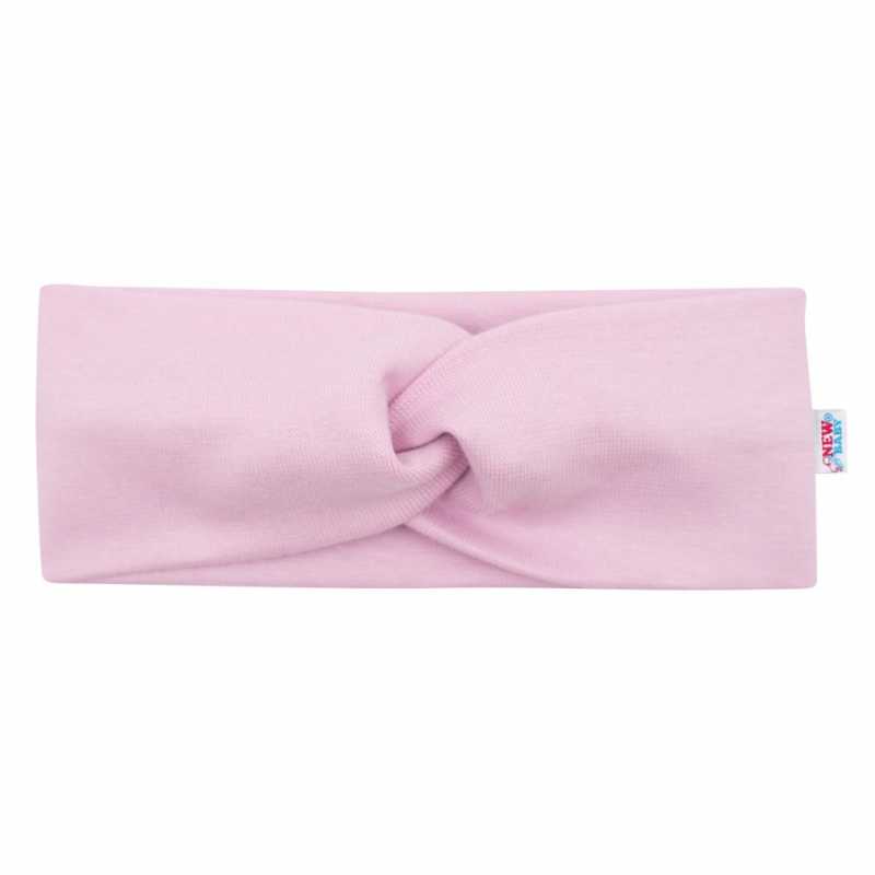 Dojčenská čelenka New Baby Style fialová 37 cm