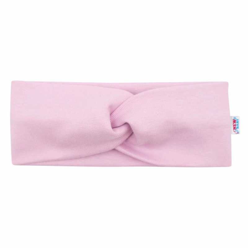 Dojčenská čelenka New Baby Style fialová 40,5 cm