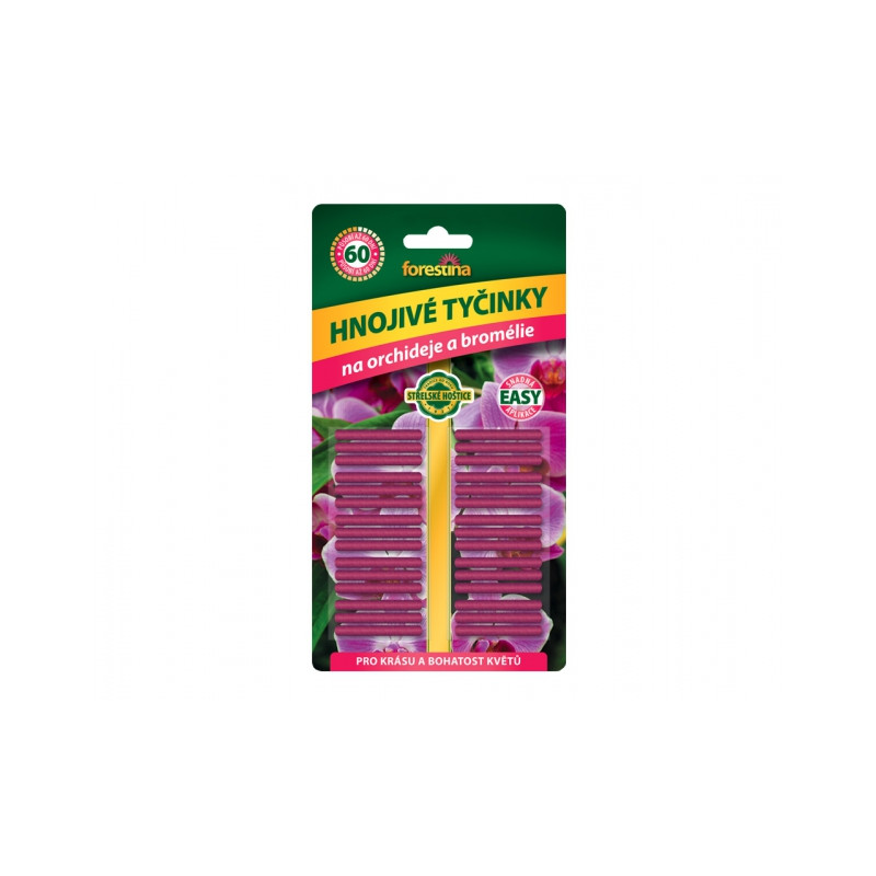 Hnojivo v tyčinkách na orchidey