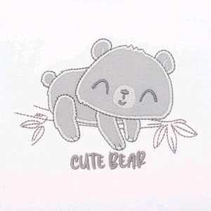 Kojenecké bavlněné body s krátkým rukávem New Baby Cute Bear, 74