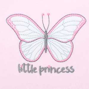 Kojenecké bavlněné body s krátkým rukávem New Baby Little Princess, 62