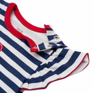 Dívčí body s krátkým rukávem New Baby Marine, 80