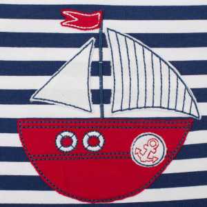 Chlapčenské body s krátkym rukávom New Baby Marine, 80