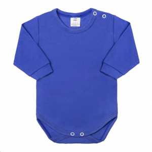 Kojenecké body s dlouhým rukávem New Baby modré, 86