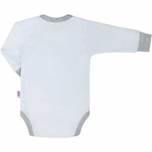 Luxusné dojčenské body s dlhým rukávom New Baby Honey Bear s 3D aplikáciou, 56