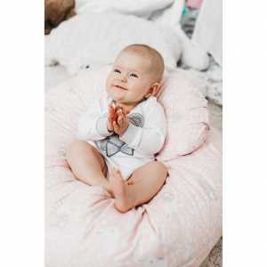 Luxusné dojčenské body s dlhým rukávom New Baby Honey Bear s 3D aplikáciou, 56
