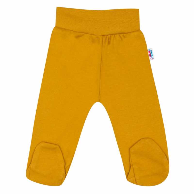 Dojčenské polodupačky New Baby Classic II horčicové, 50