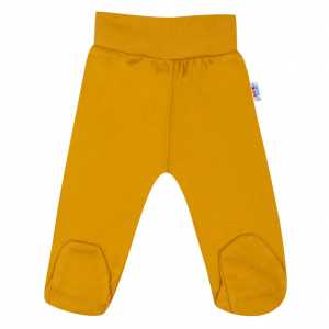 Dojčenské polodupačky New Baby Classic II horčicové, 86