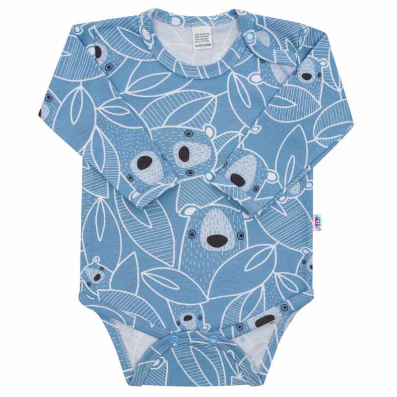 Dojčenské body New Baby BuBu modré, 80