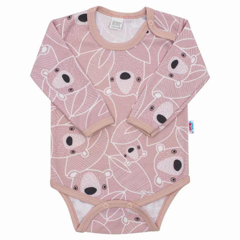 Dojčenské body New Baby BuBu ružové, 80