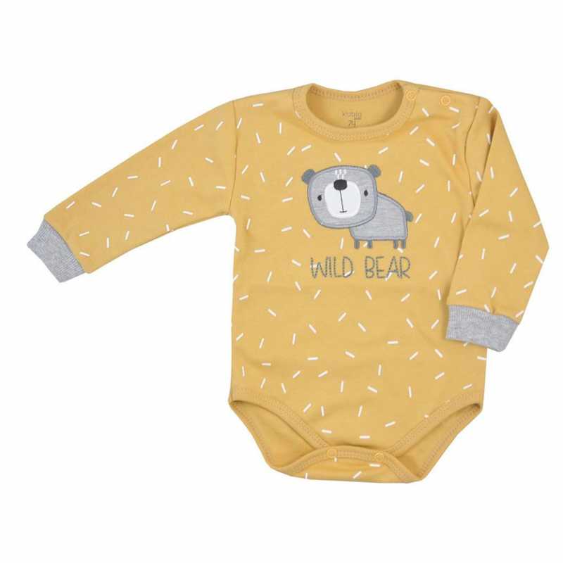 Dojčenské body s dlhým rukávom Koala Wild Bear, 74