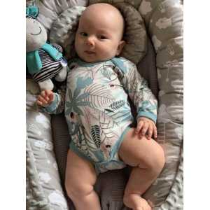 Dojčenské body New Baby Rebel mint, 56