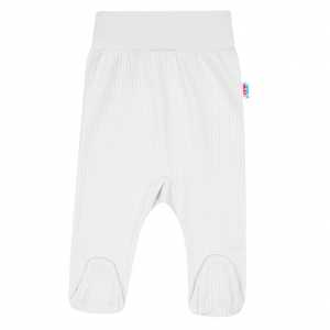 Dojčenské polodupačky New Baby Stripes biele, 56