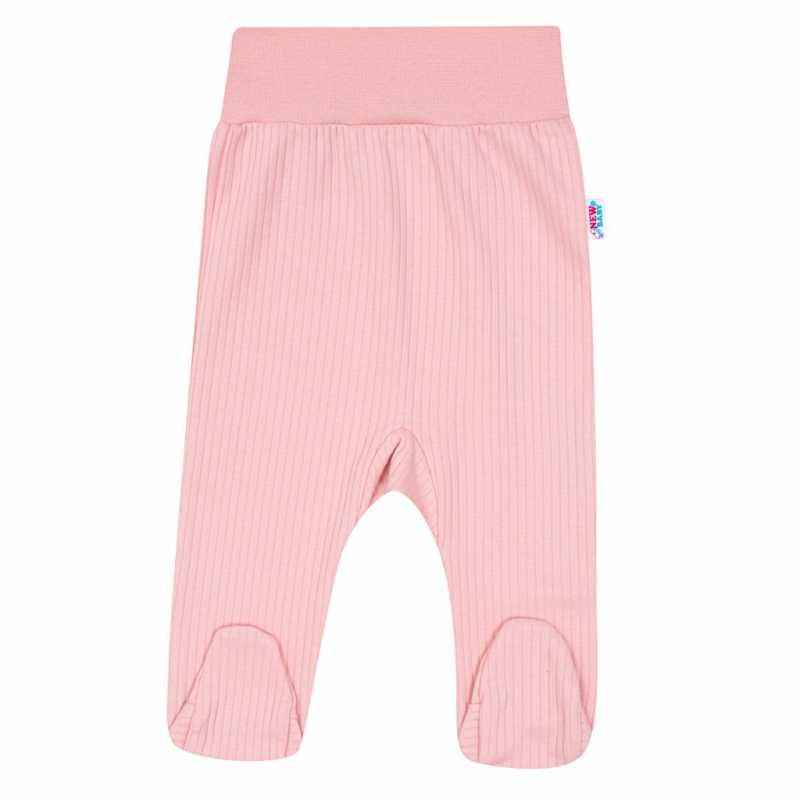Dojčenské polodupačky New Baby Stripes ružové, 74