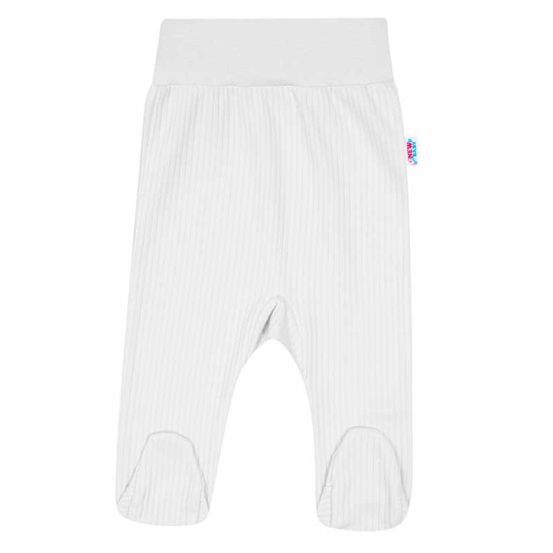 Dojčenské polodupačky New Baby Stripes biele, 62
