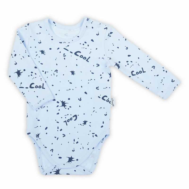 Dojčenské body s dlhým rukávom Nicol Max light, 86