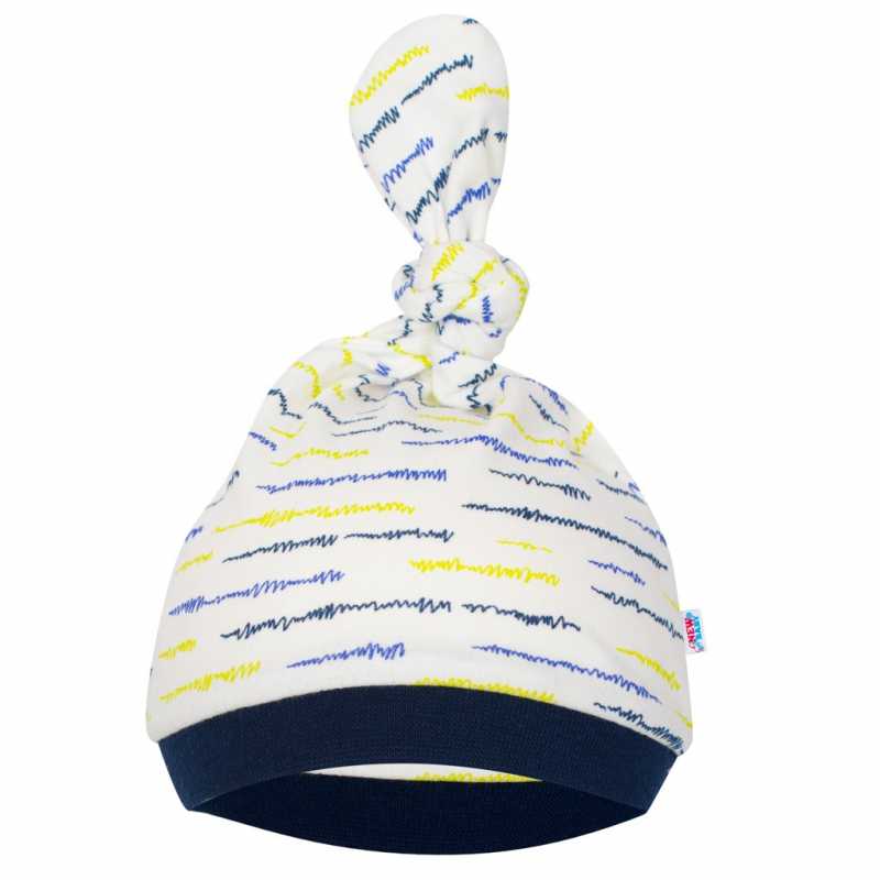 Dojčenská bavlnená čiapočka New Baby Summertime chlapec, 86