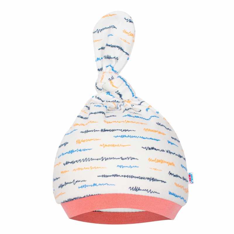 Dojčenská bavlnená čiapočka New Baby Summertime dievča, 86