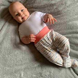 Dojčenské bavlnené polodupačky New Baby Summertime dievča, 62