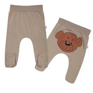 Dojčenské bavlnené polodupačky New Baby BrumBrum latte, 56