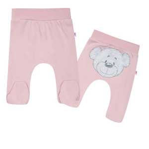 Dojčenské bavlnené polodupačky New Baby BrumBrum old pink, 68