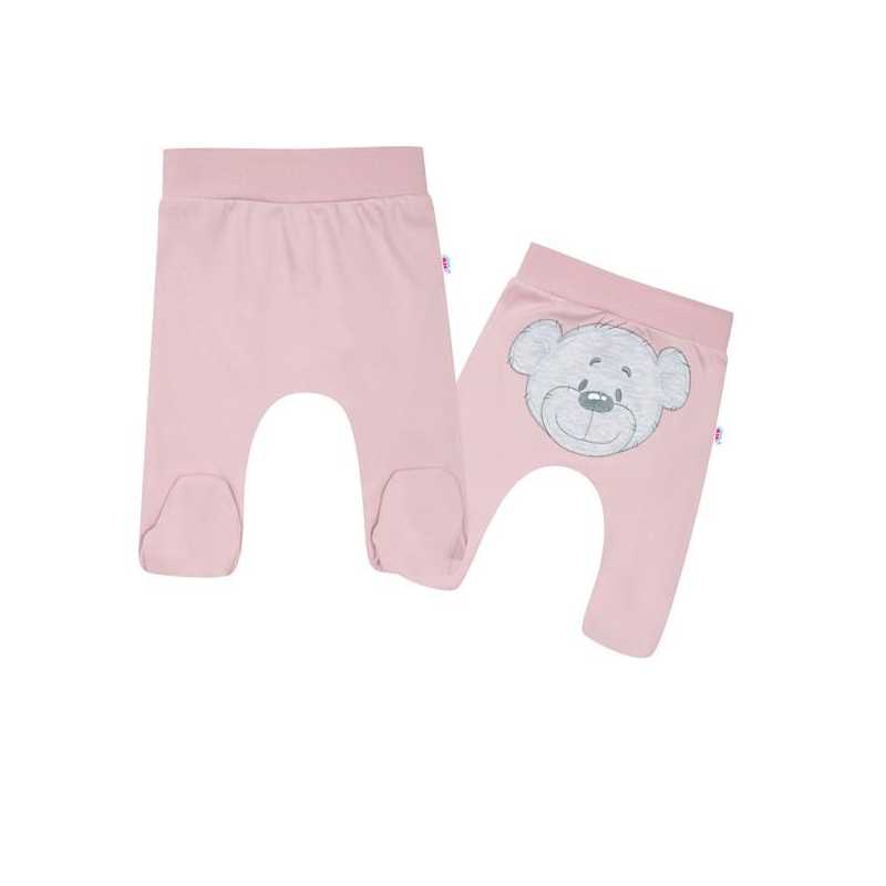 Kojenecké bavlněné polodupačky New Baby BrumBrum old pink, 68