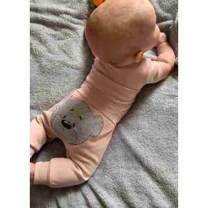 Kojenecké bavlněné polodupačky New Baby BrumBrum old pink, 68