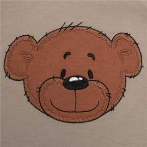 Kojenecké bavlněné body s krátkým rukávem New Baby BrumBrum latte brown, 74