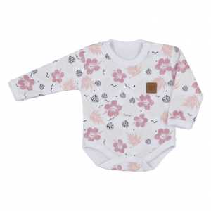 Kojenecké body s dlouhým rukávem Koala Flowers, 62