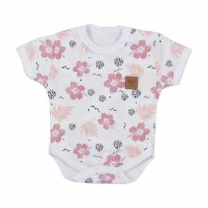 Kojenecké body s krátkým rukávem Koala Flowers, 68